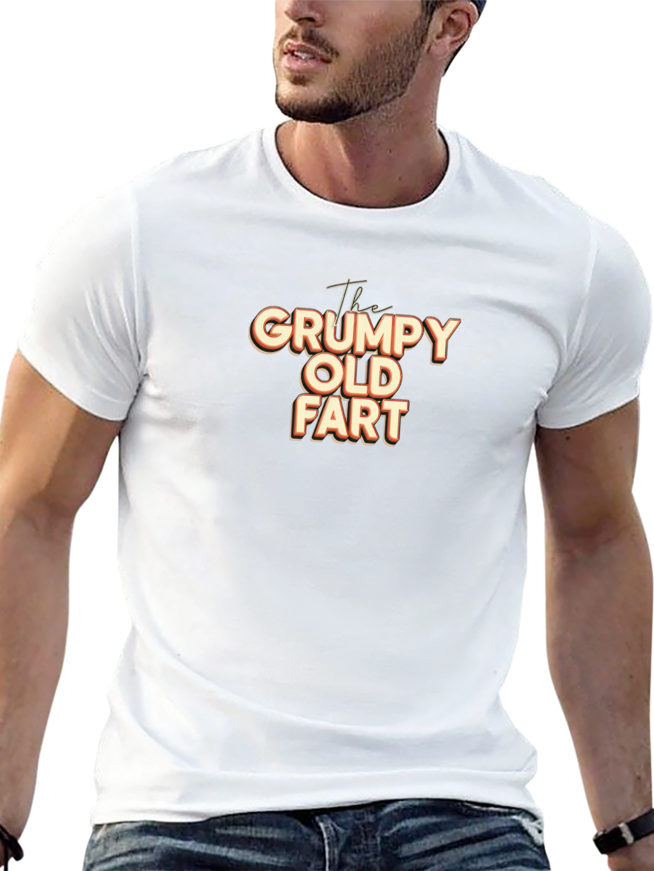 Grumpy Old Fart Novelty Graphic T-Shirt