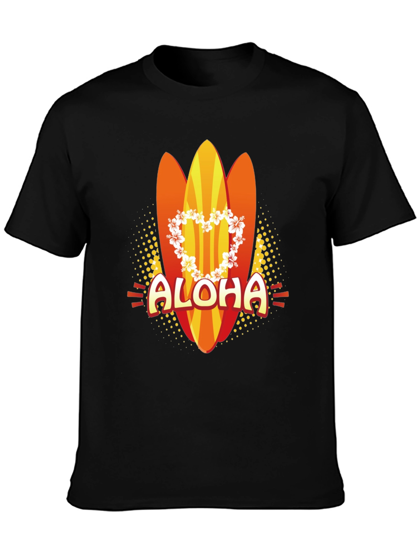 Aloha Surfboard Graphic T-Shirt