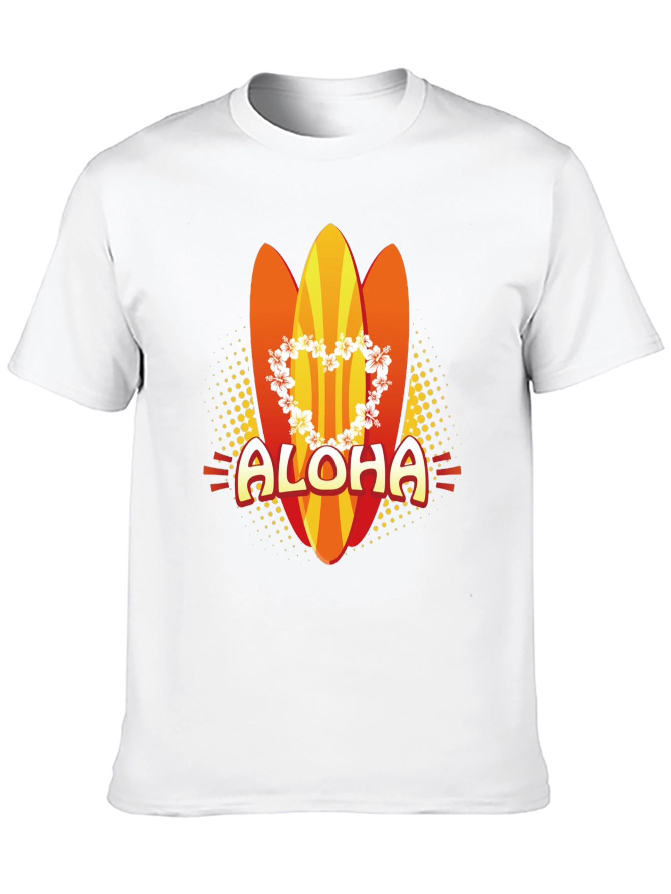 Aloha Surfboard Graphic T-Shirt