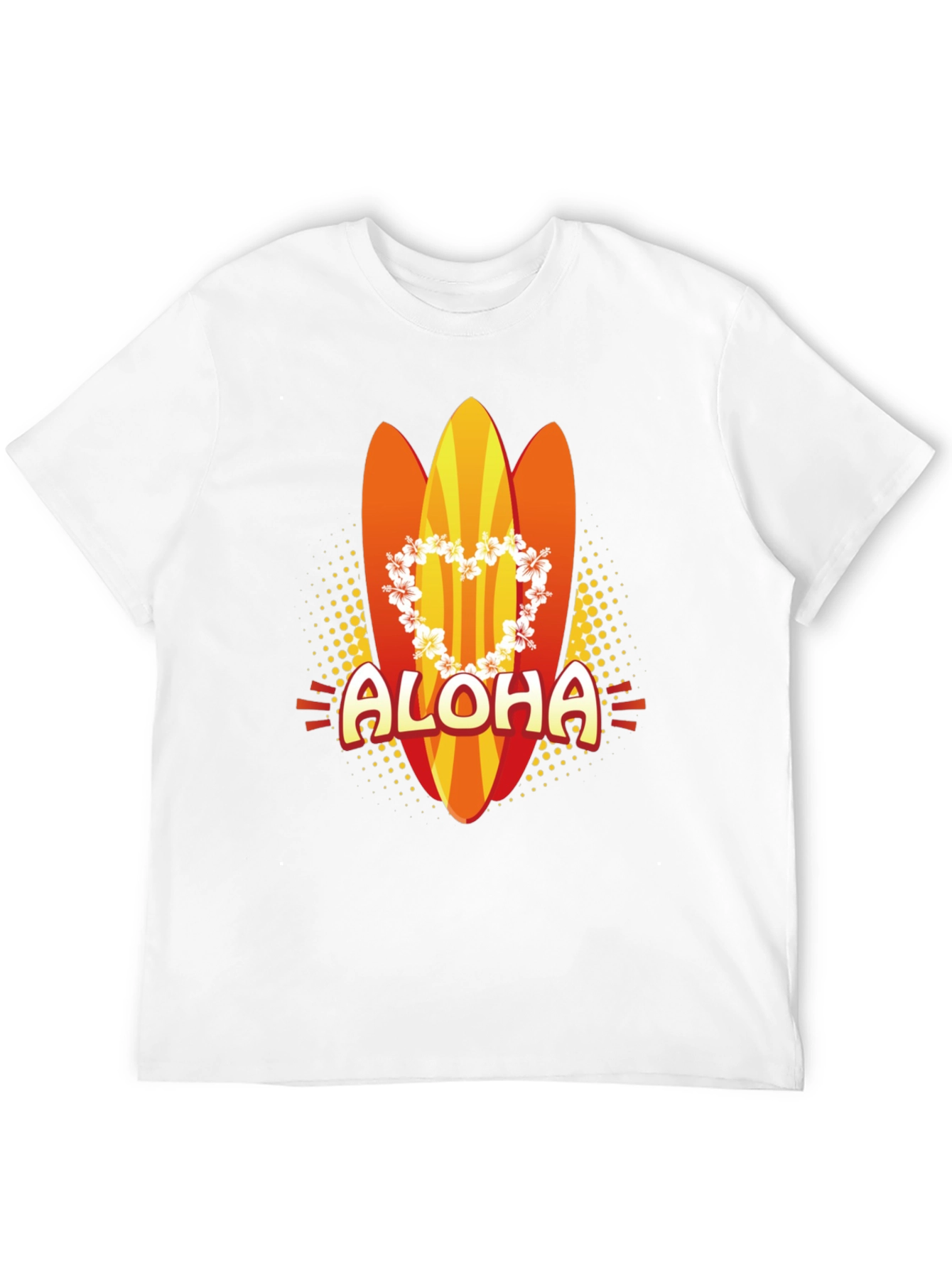 Aloha Surfboard Graphic T-Shirt