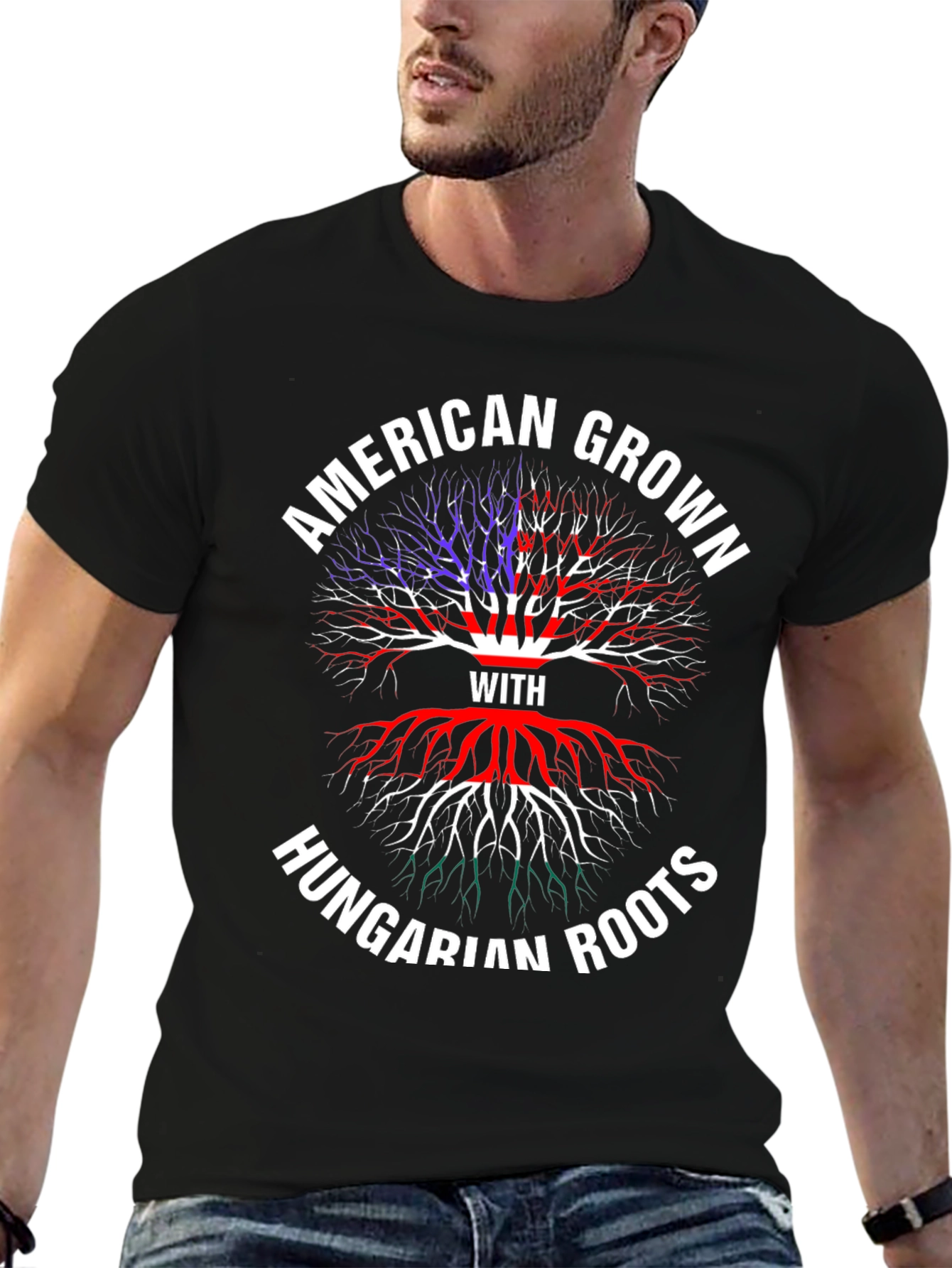 American Grown Hungarian Roots T-Shirt