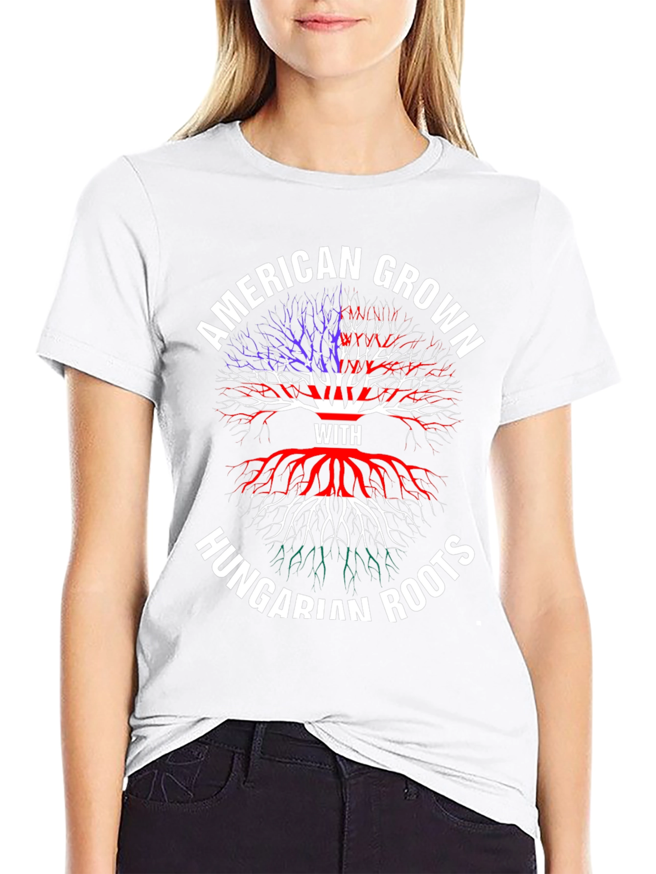 American Grown Hungarian Roots T-Shirt