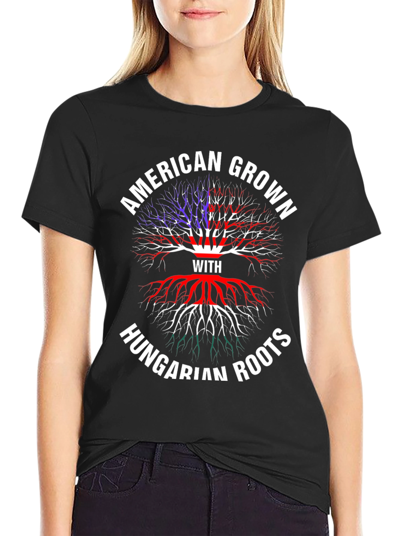 American Grown Hungarian Roots T-Shirt