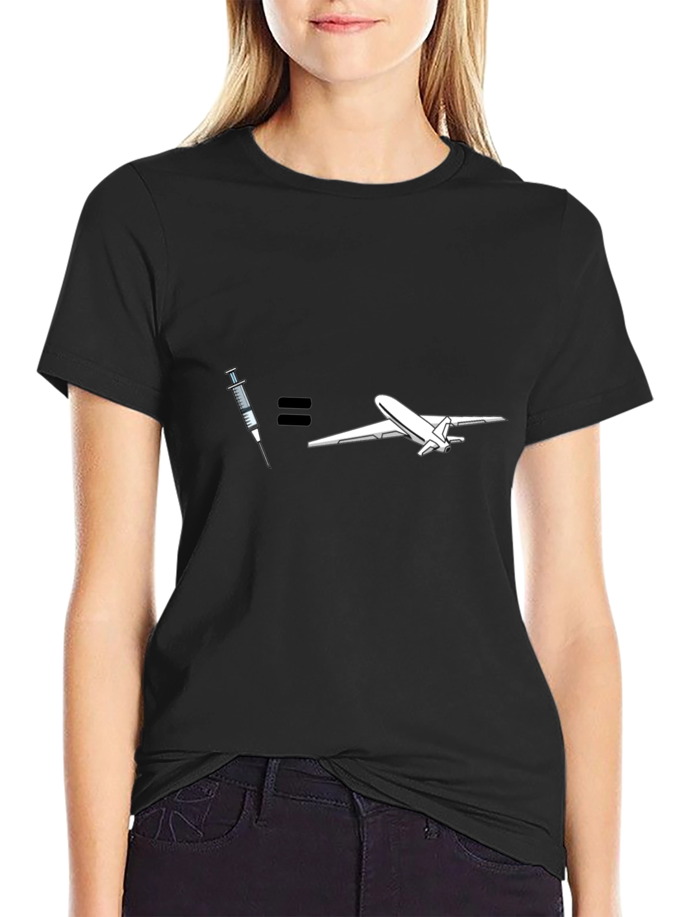 Vaccine = Travel Graphic T-Shirt