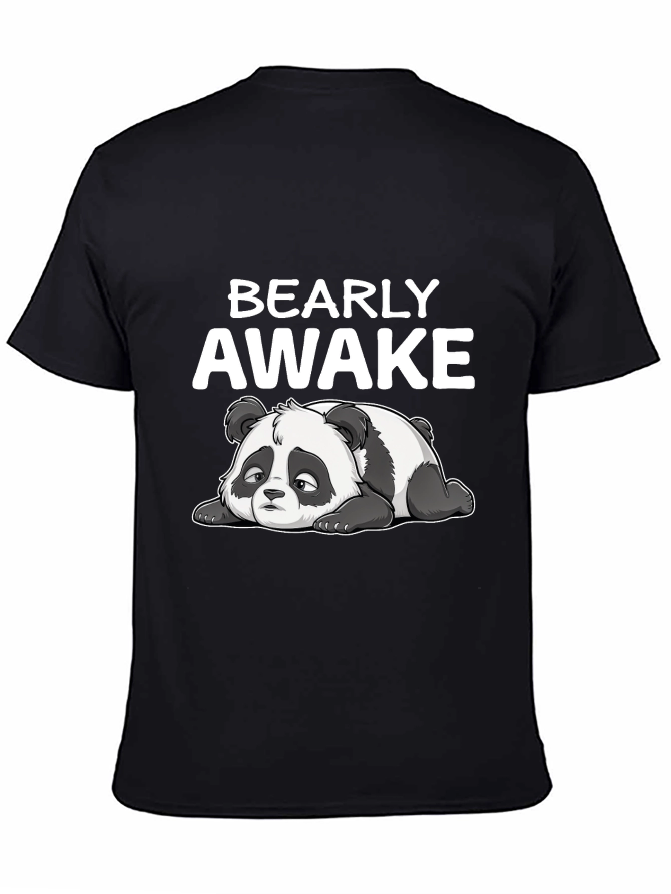 Bearly Awake T-Shirt - Funny Panda Tee