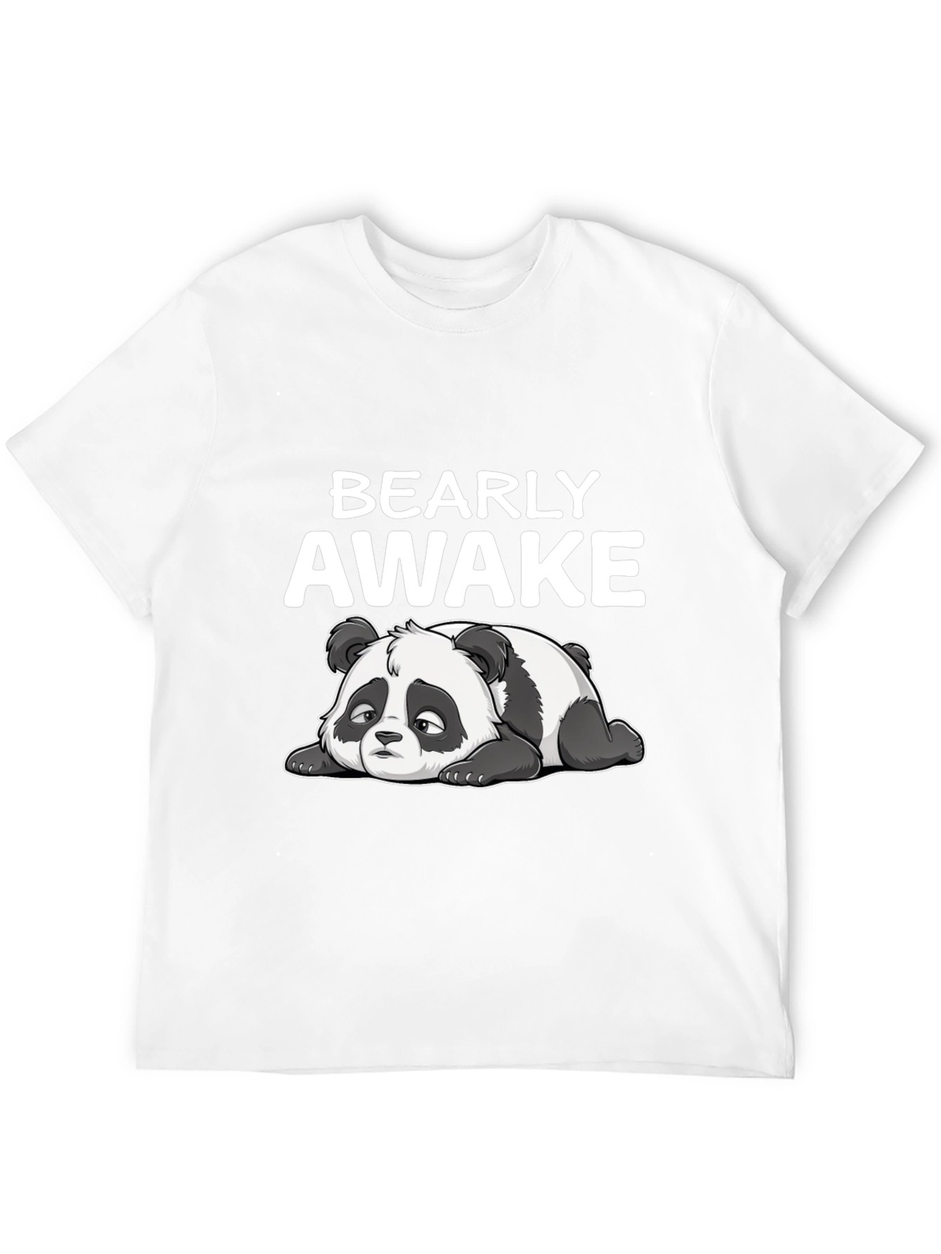 Bearly Awake T-Shirt - Funny Panda Tee