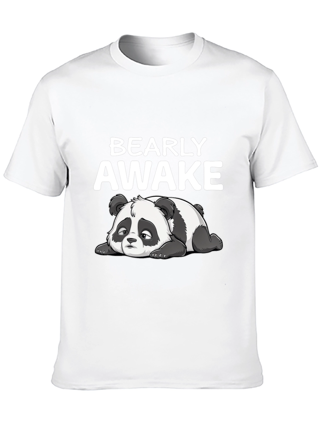 Bearly Awake T-Shirt - Funny Panda Tee