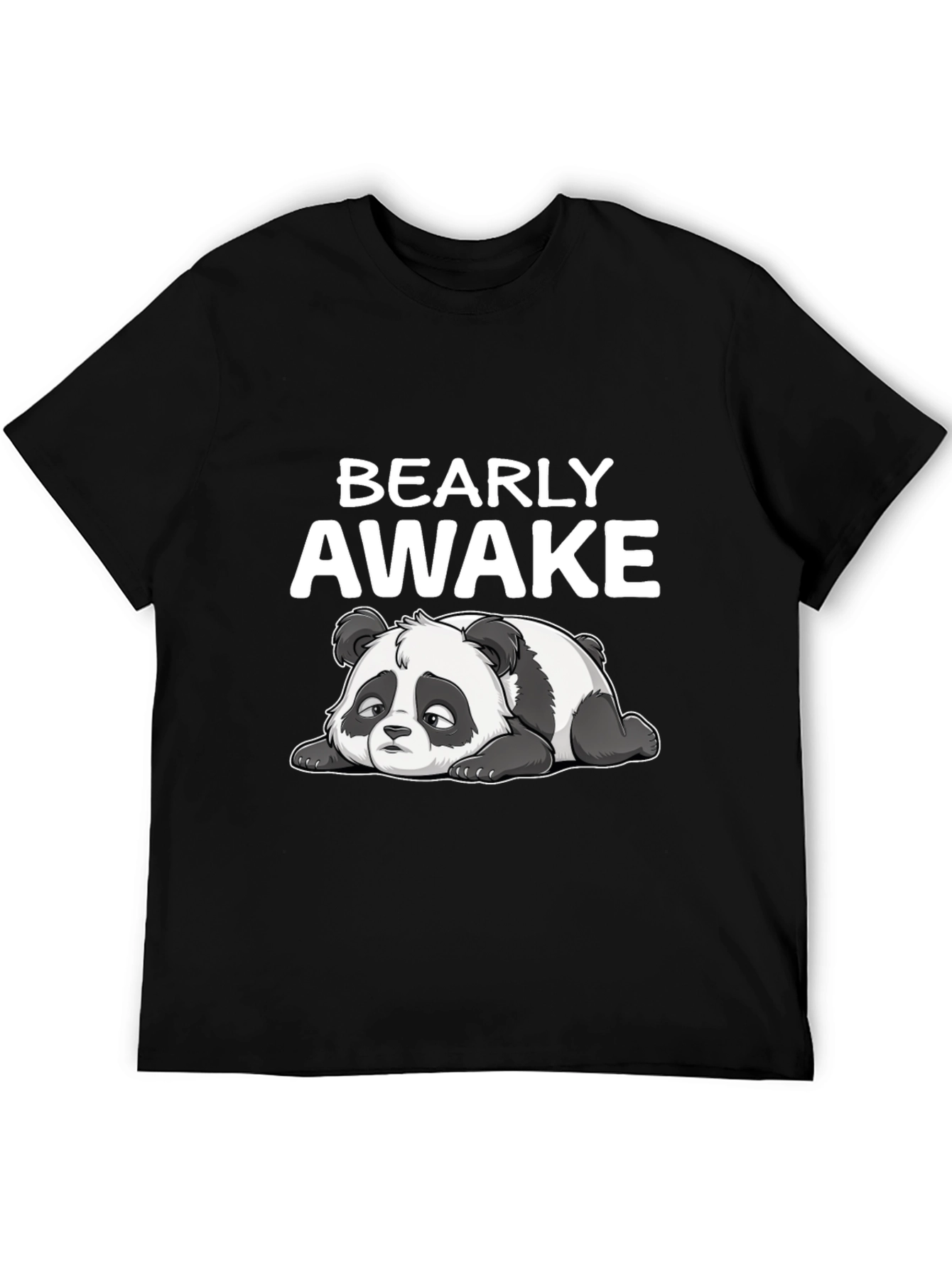 Bearly Awake T-Shirt - Funny Panda Tee