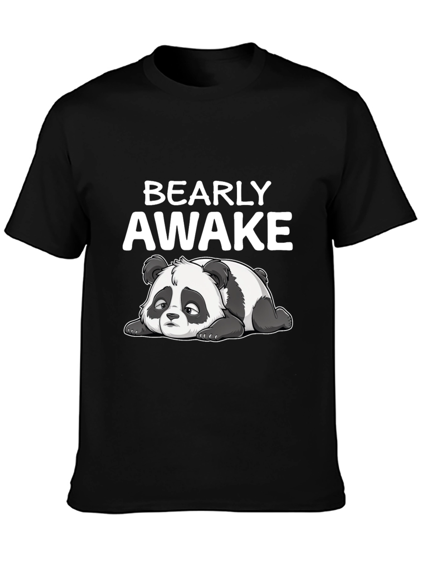 Bearly Awake T-Shirt - Funny Panda Tee
