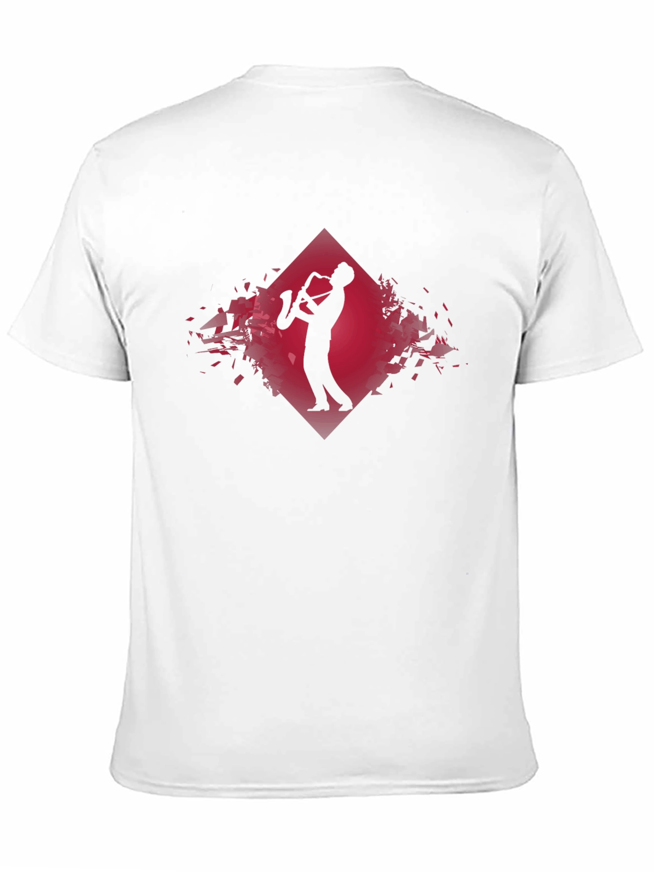 Saxophone Player Graphic Tee - Modern Jazz Style Shirt