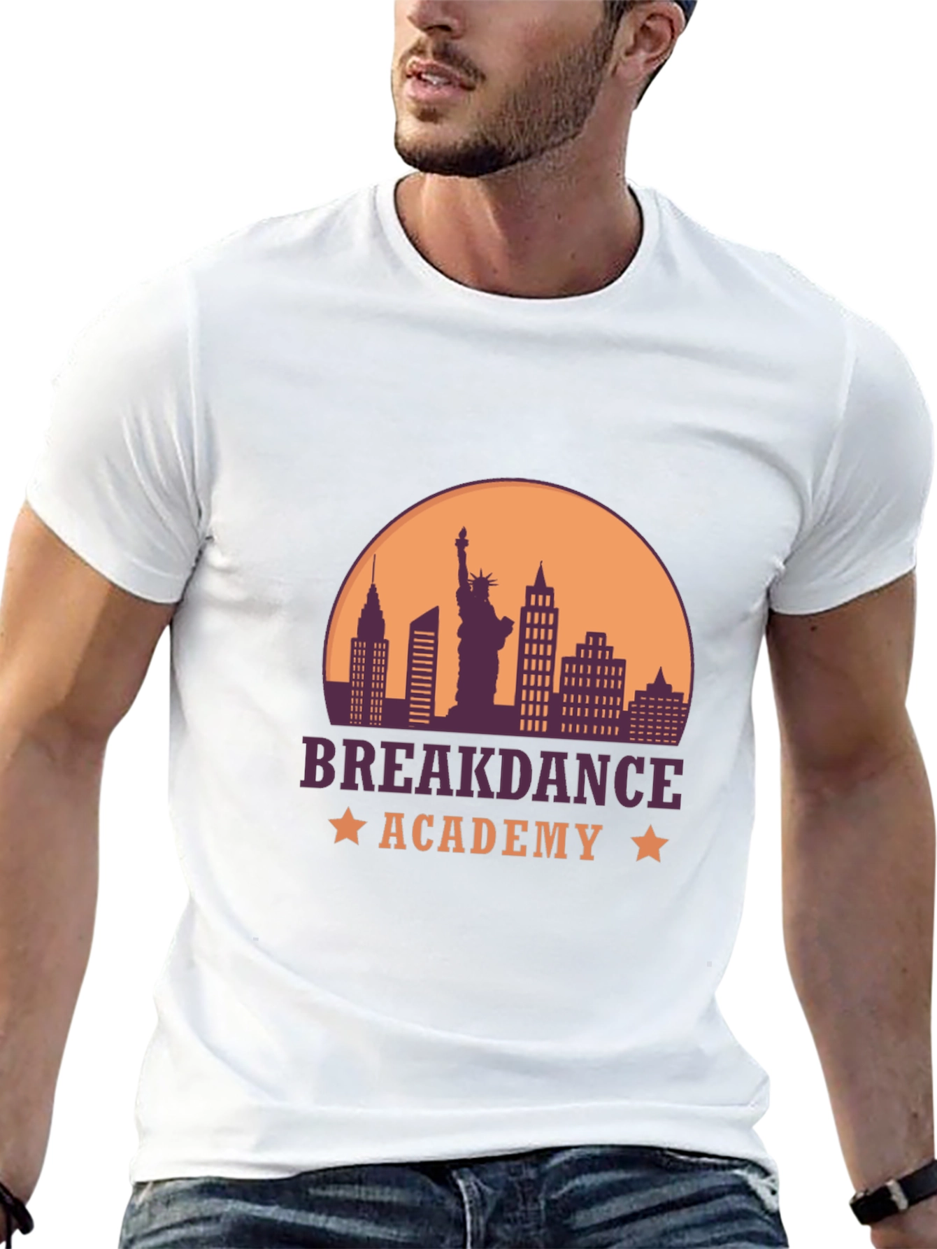 Breakdance Academy T-Shirt - NYC Skyline