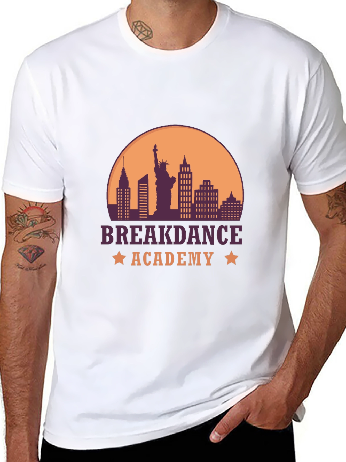 Breakdance Academy T-Shirt - NYC Skyline