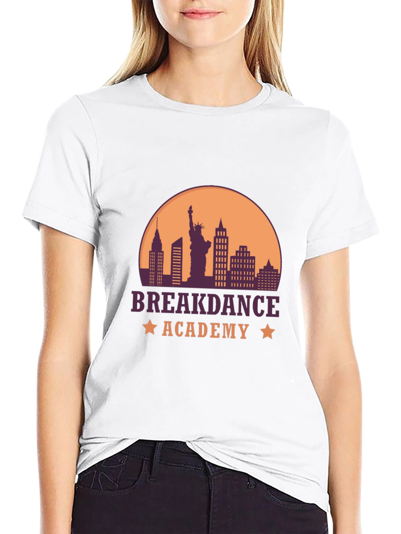 Breakdance Academy T-Shirt - NYC Skyline