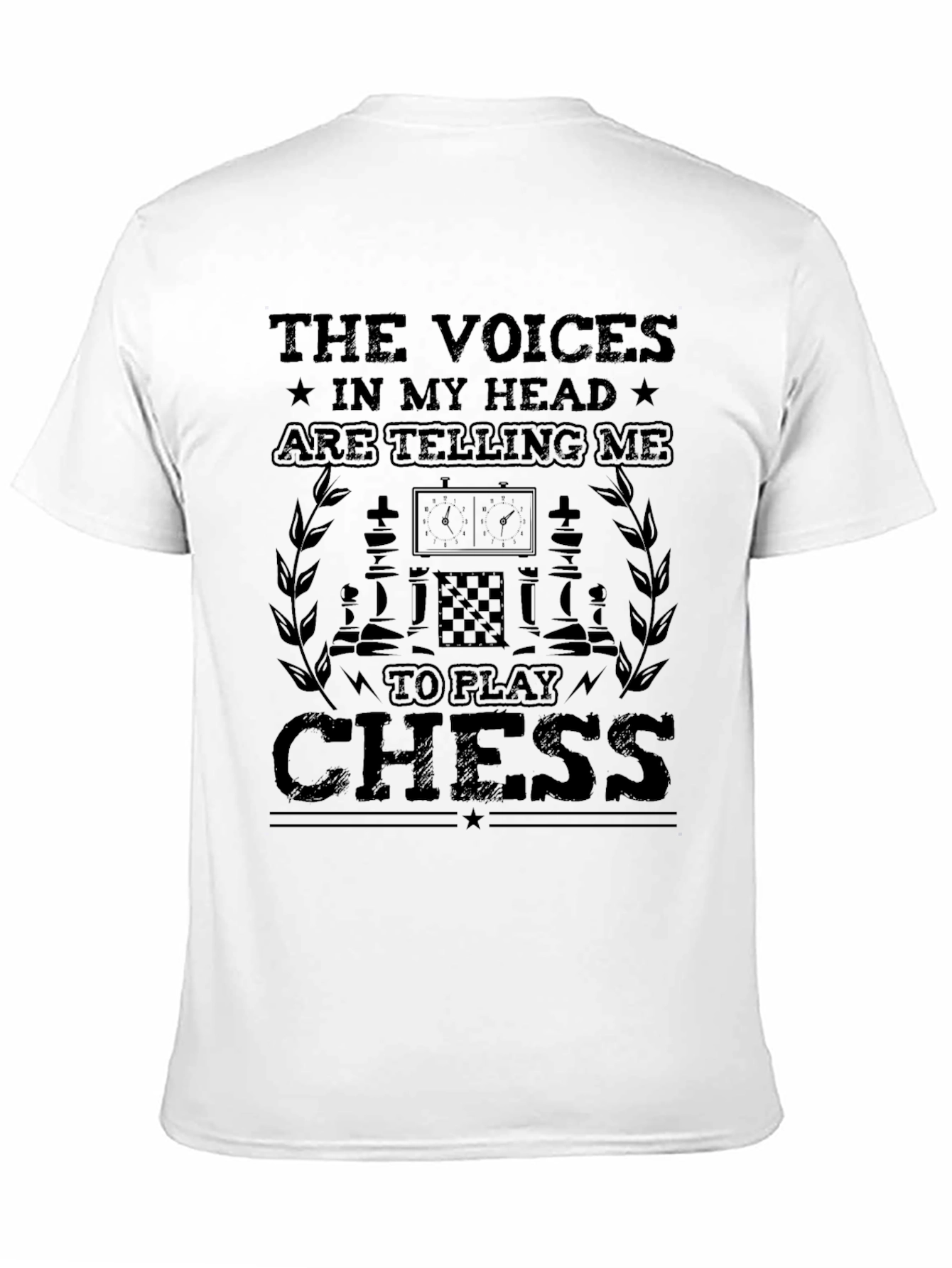 Voices in My Head Chess Graphic Tee