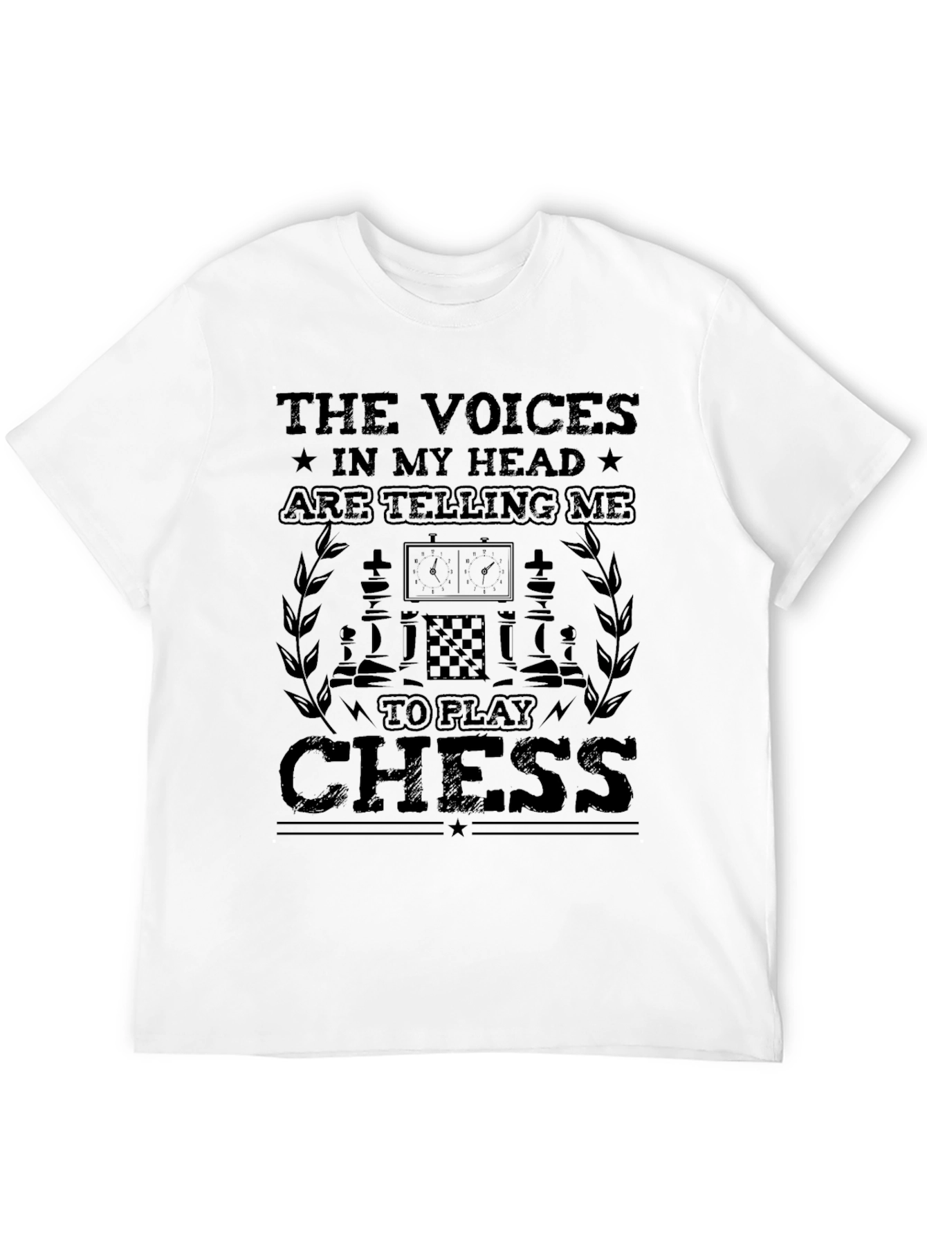Voices in My Head Chess Graphic Tee