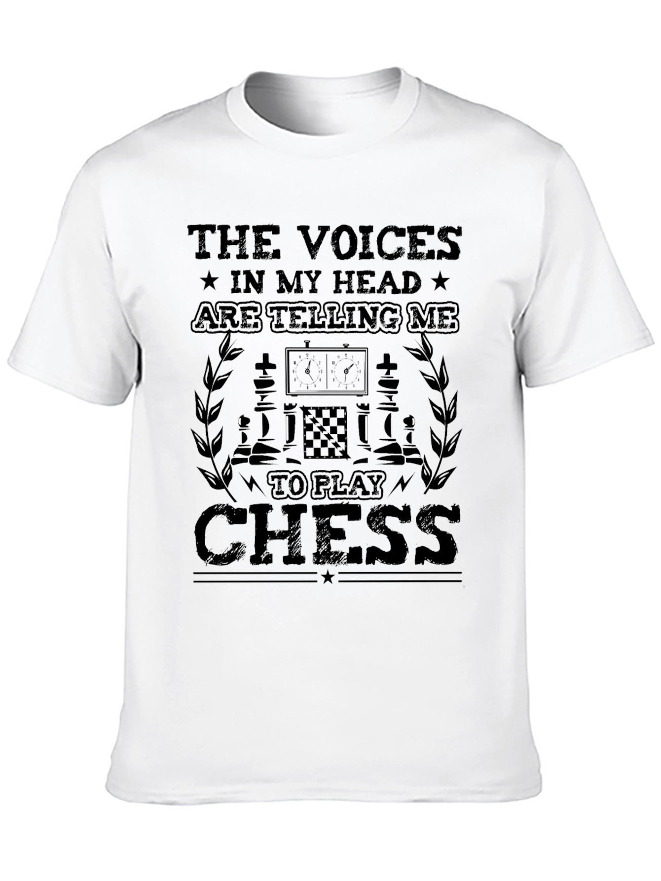 Voices in My Head Chess Graphic Tee