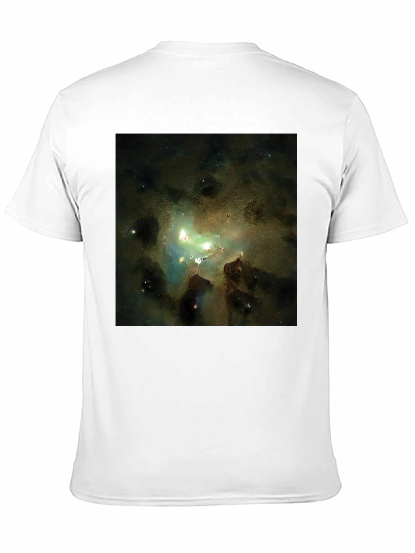 Nebula Print Black T-Shirt