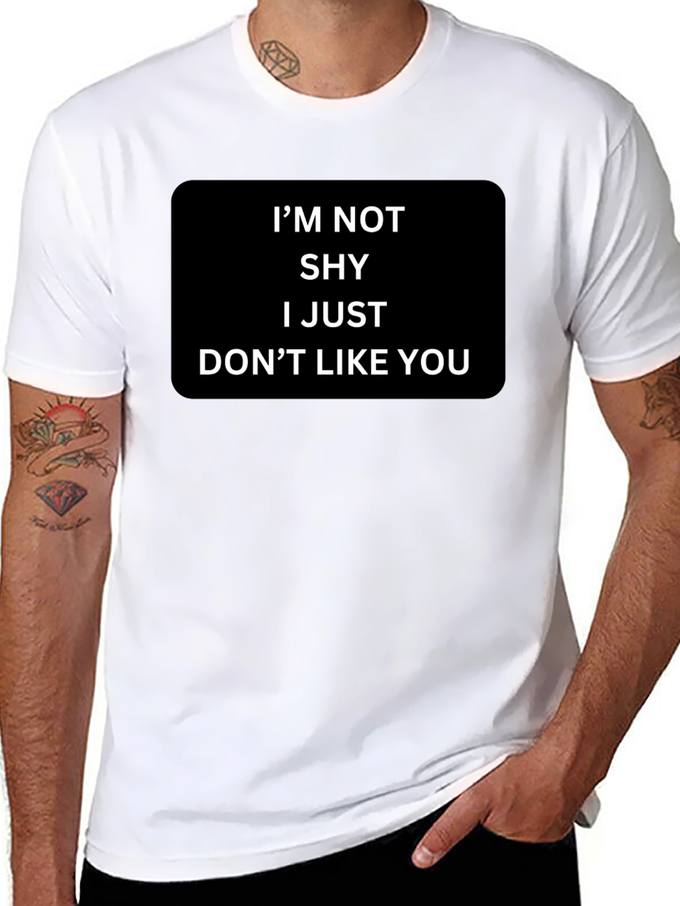 Funny Sarcastic Graphic T-Shirt - Im Not Shy