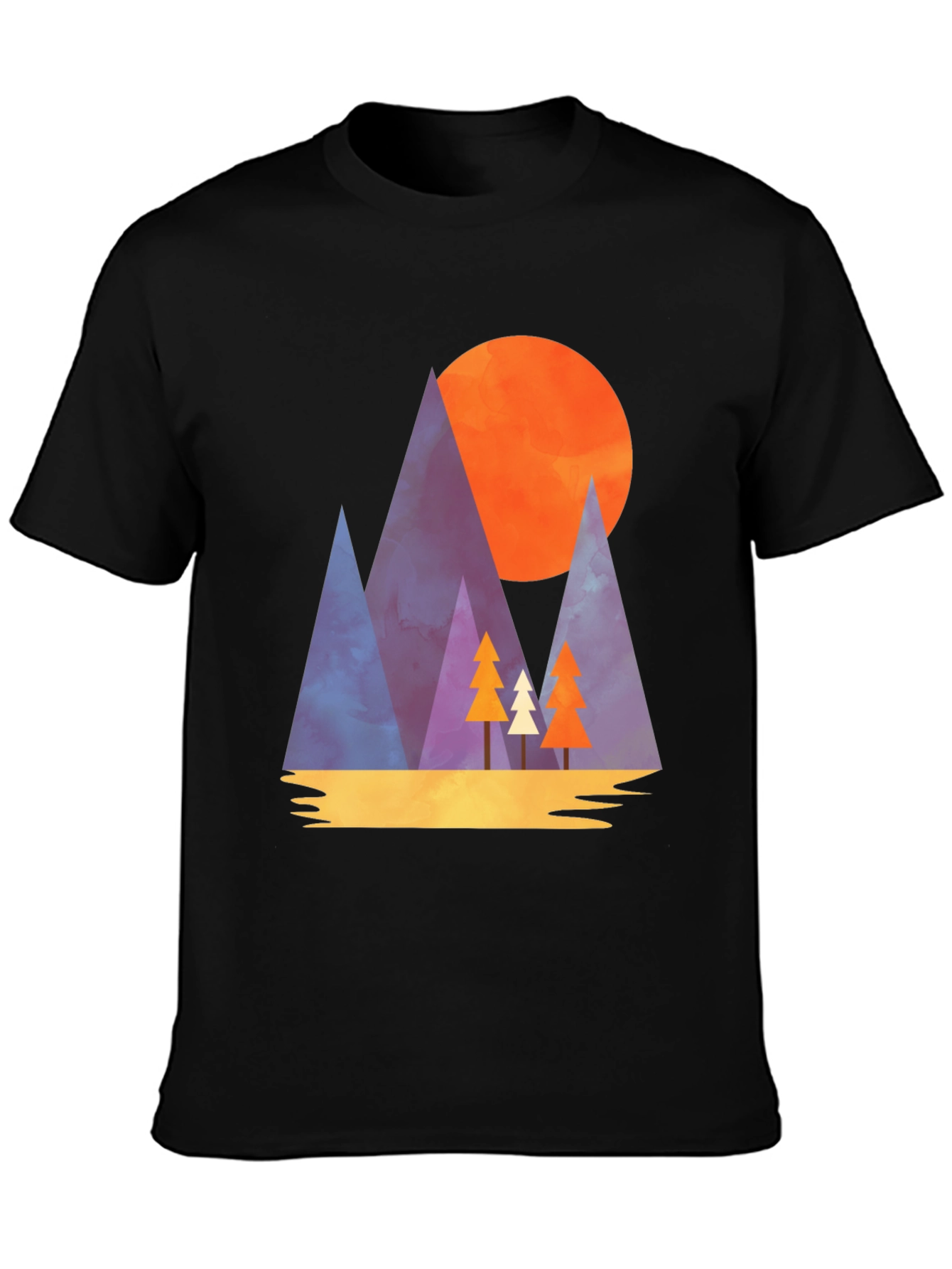 Mountain Sunset Graphic Tee - Nature Inspired Design