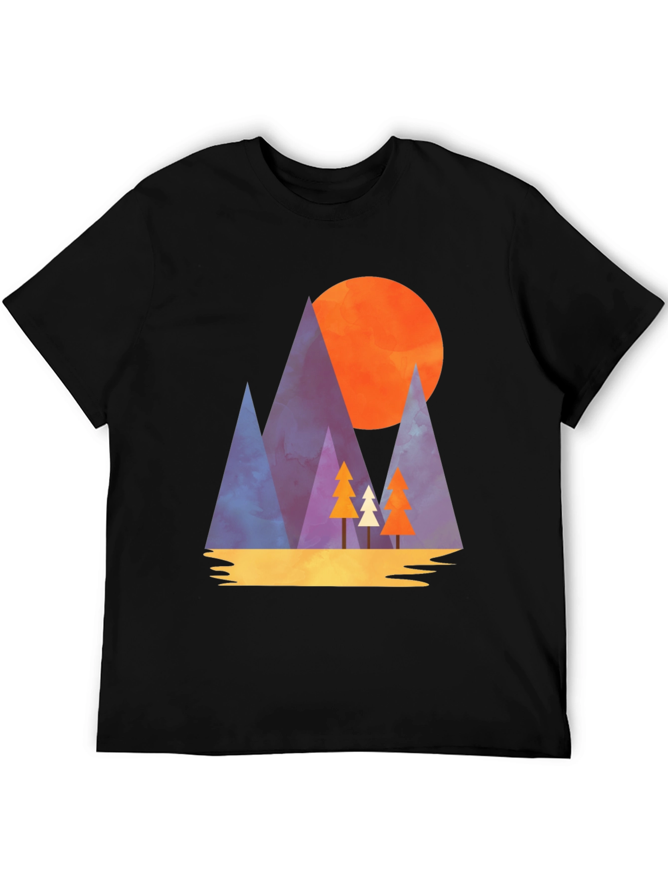 Mountain Sunset Graphic Tee - Nature Inspired Design