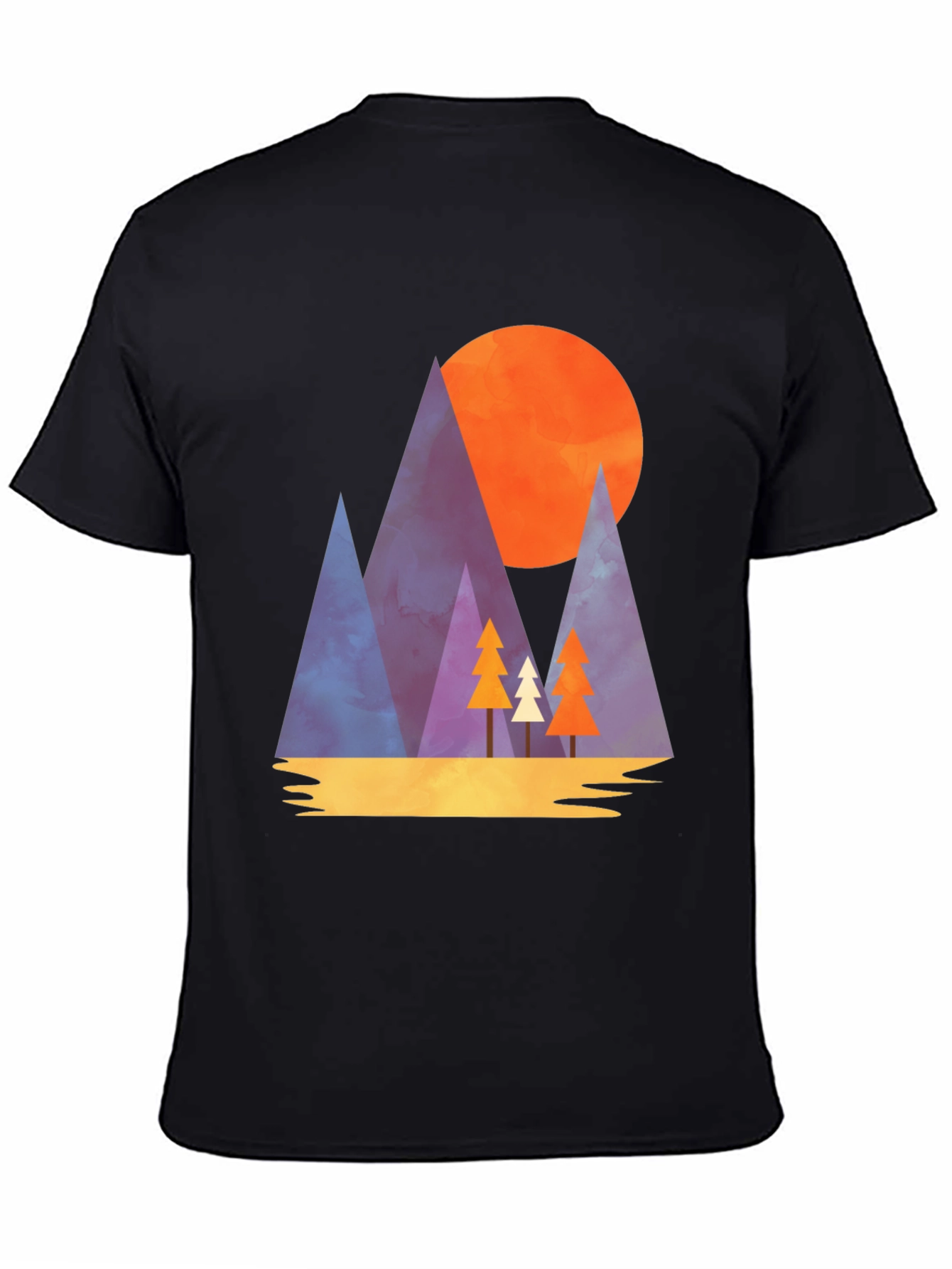Mountain Sunset Graphic Tee - Nature Inspired Design