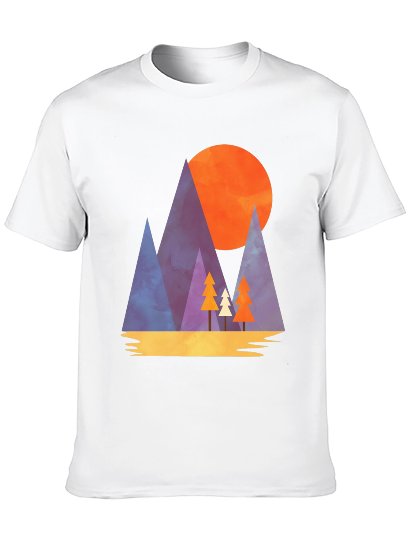 Mountain Sunset Graphic Tee - Nature Inspired Design