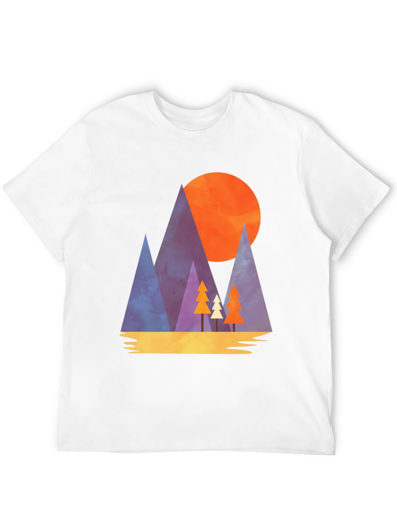 Mountain Sunset Graphic Tee - Nature Inspired Design