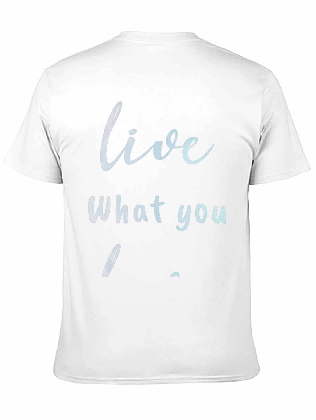 Live What You Love Black Graphic Tee