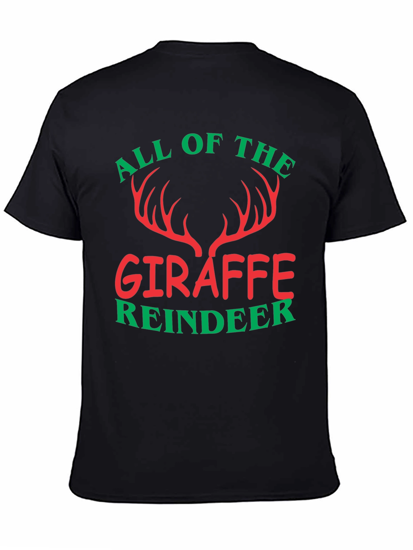 All of the Giraffe Reindeer Christmas Holiday T-Shirt