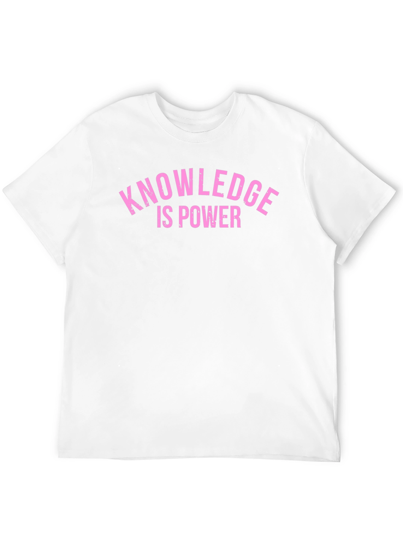 Knowledge is Power Black Graphic T-Shirt