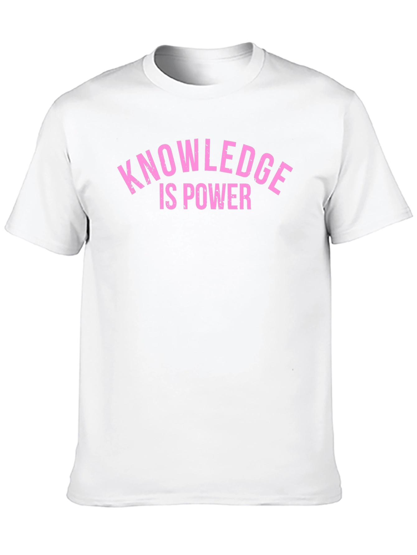 Knowledge is Power Black Graphic T-Shirt