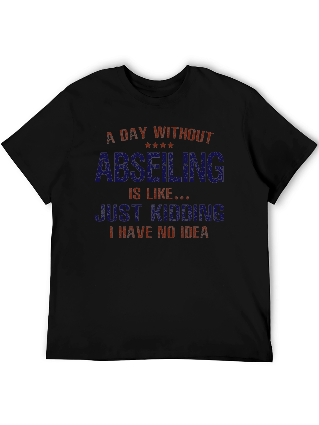 Abseiling Funny Graphic Tee - Climber T-Shirt