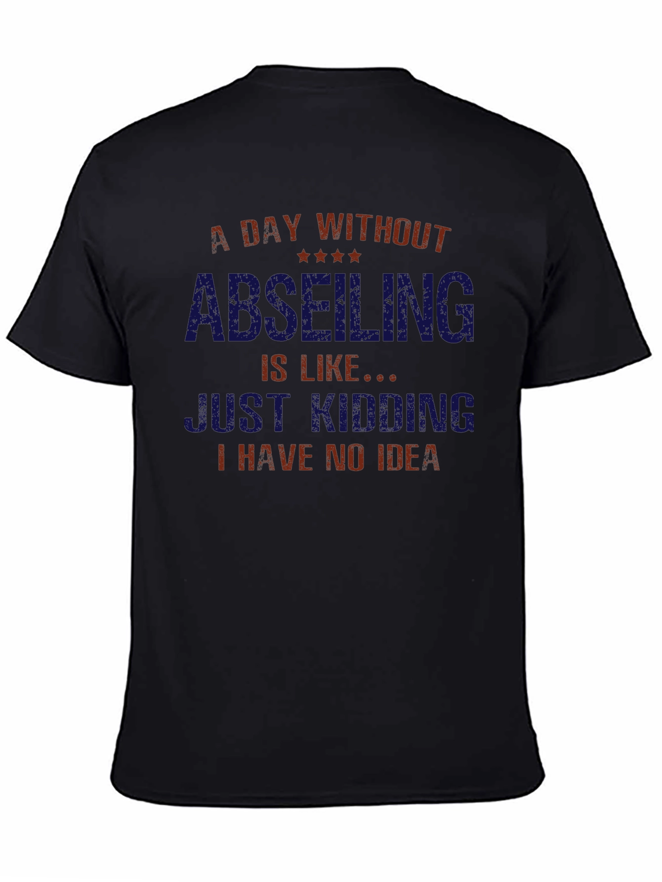 Abseiling Funny Graphic Tee - Climber T-Shirt