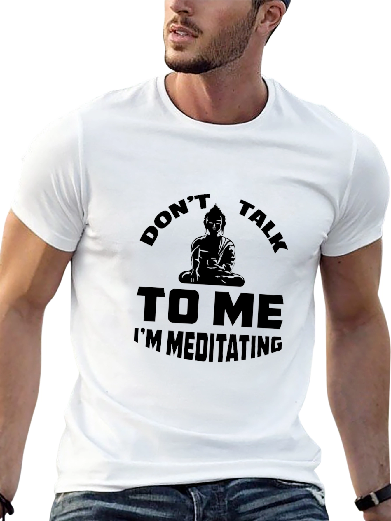 Dont Talk to Me Meditating T-Shirt