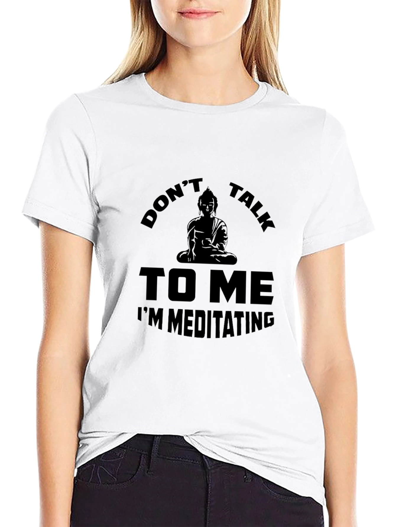 Dont Talk to Me Meditating T-Shirt