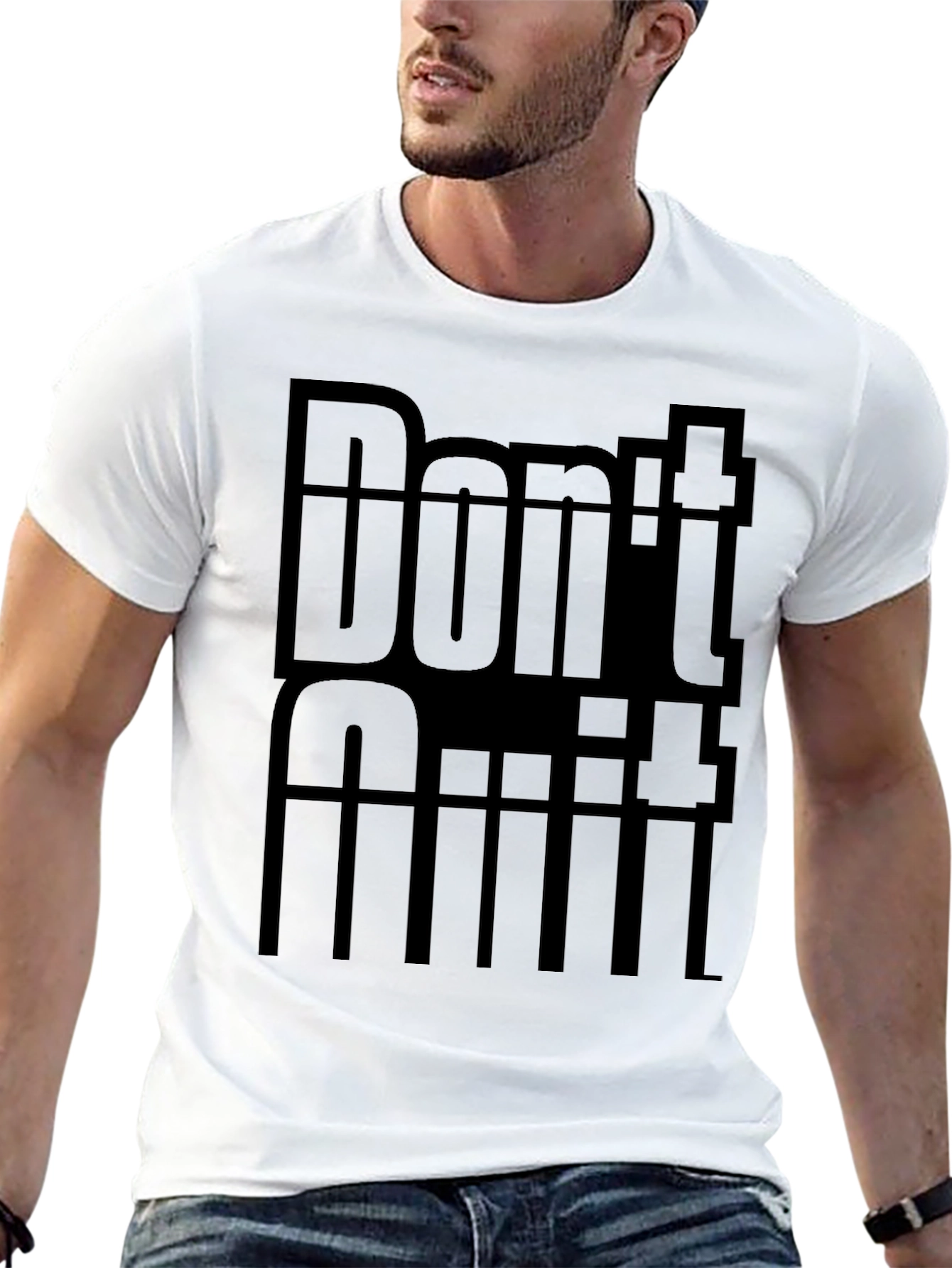 Dont Quit Tee - Motivational Black T-Shirt