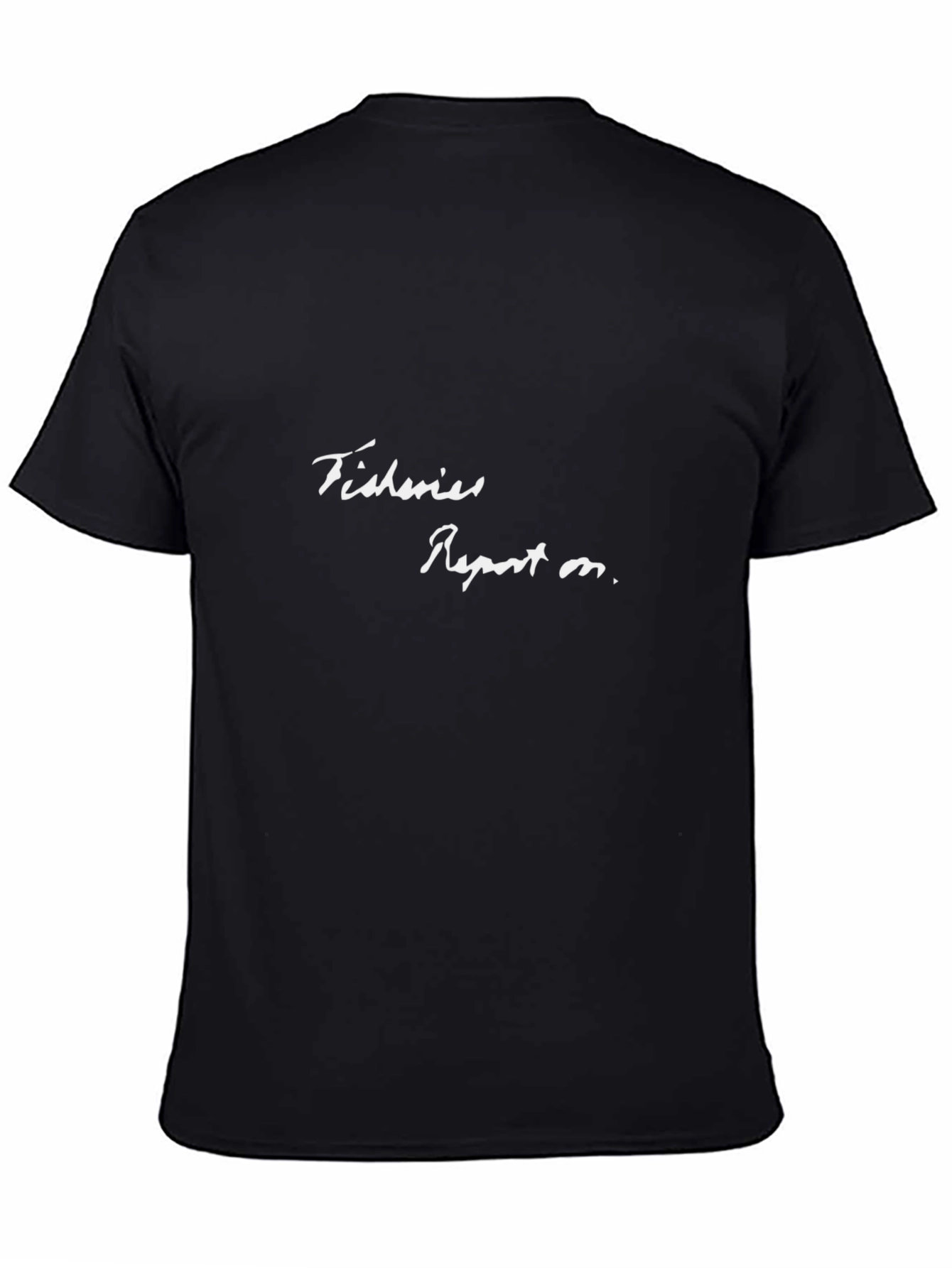 Fisheries Report Tee - Classic Black