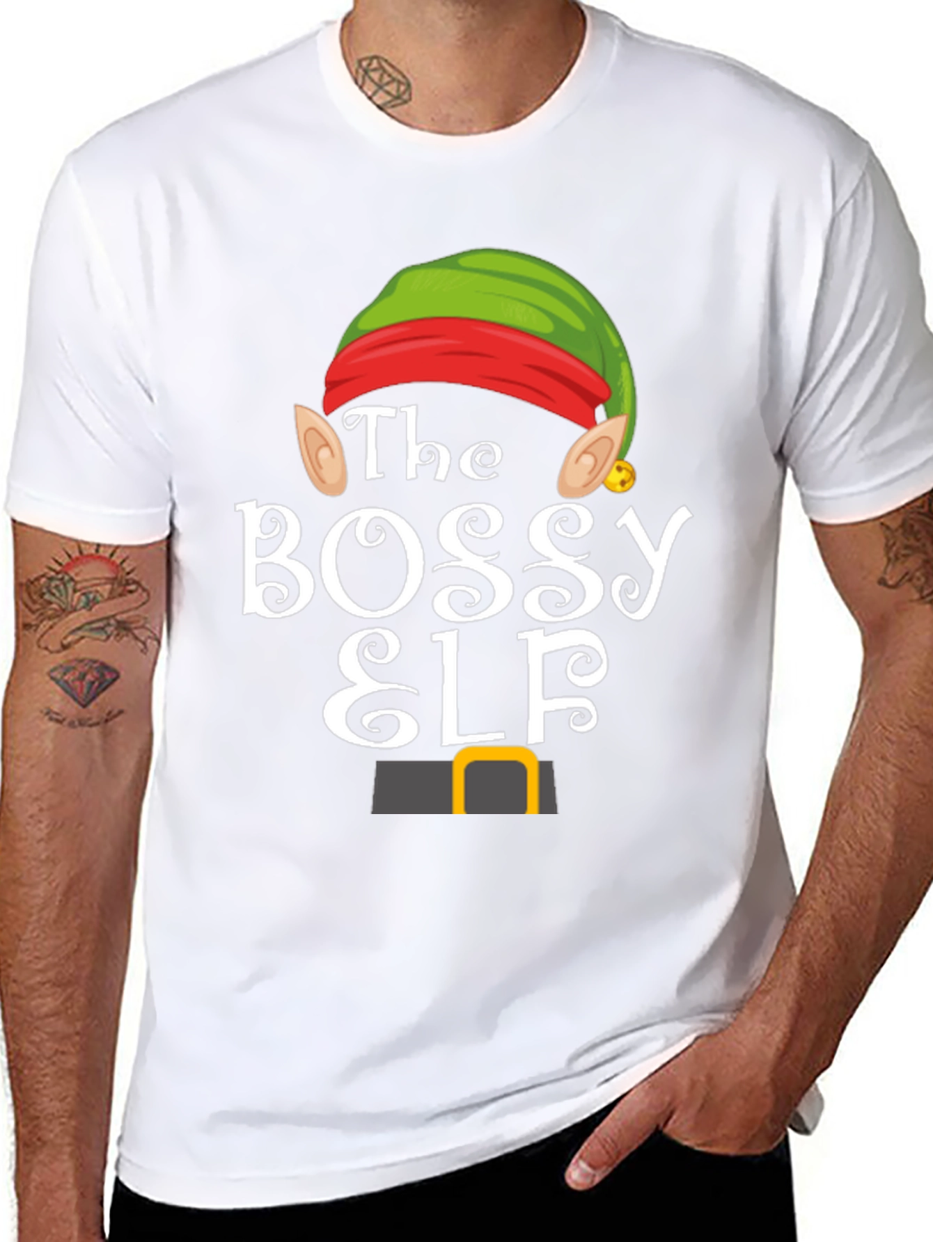 Bossy Elf Christmas T-Shirt