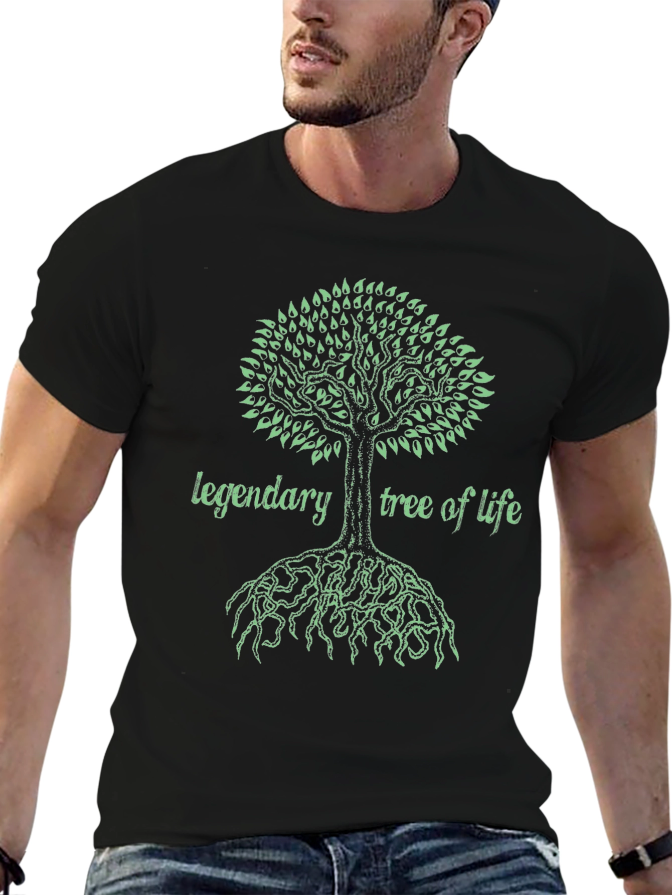 Legendary Tree of Life Graphic Tee - Black