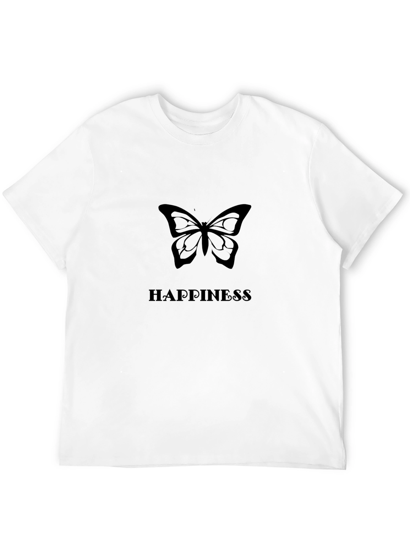 Happiness Butterfly Graphic T-Shirt