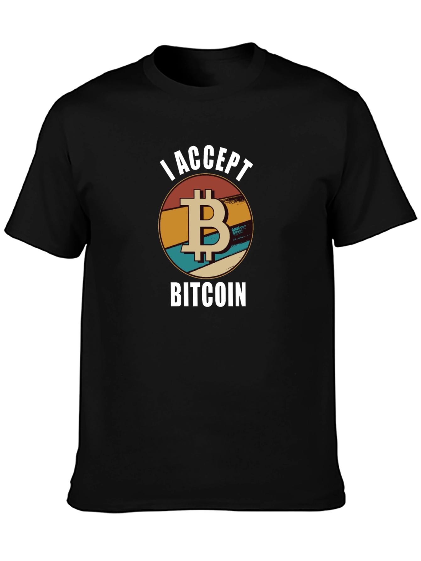 I Accept Bitcoin T-Shirt Crypto Tee