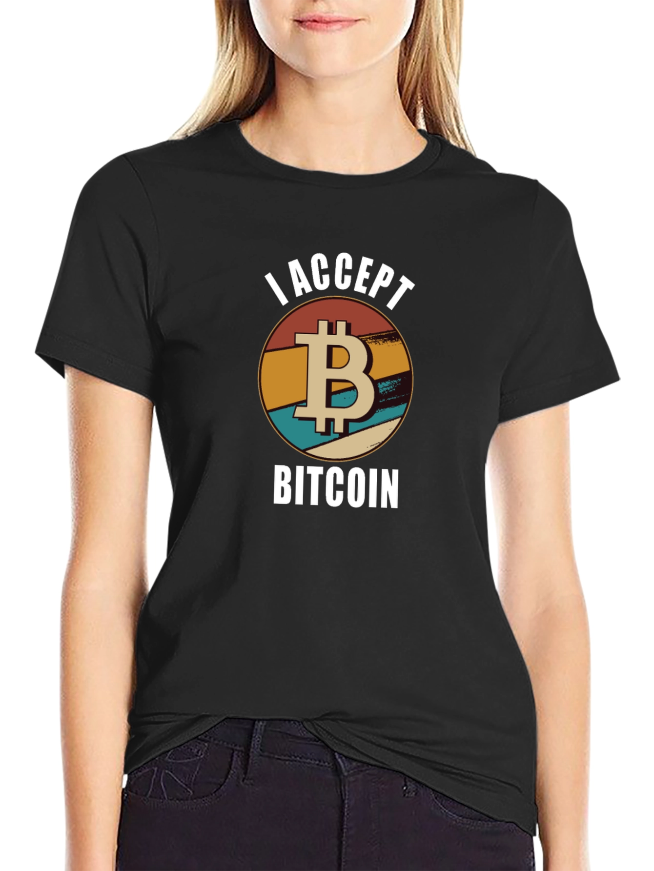 I Accept Bitcoin T-Shirt Crypto Tee