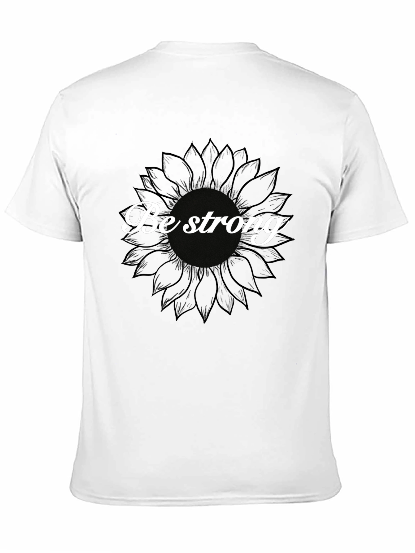 Be Strong Sunflower Graphic Tee
