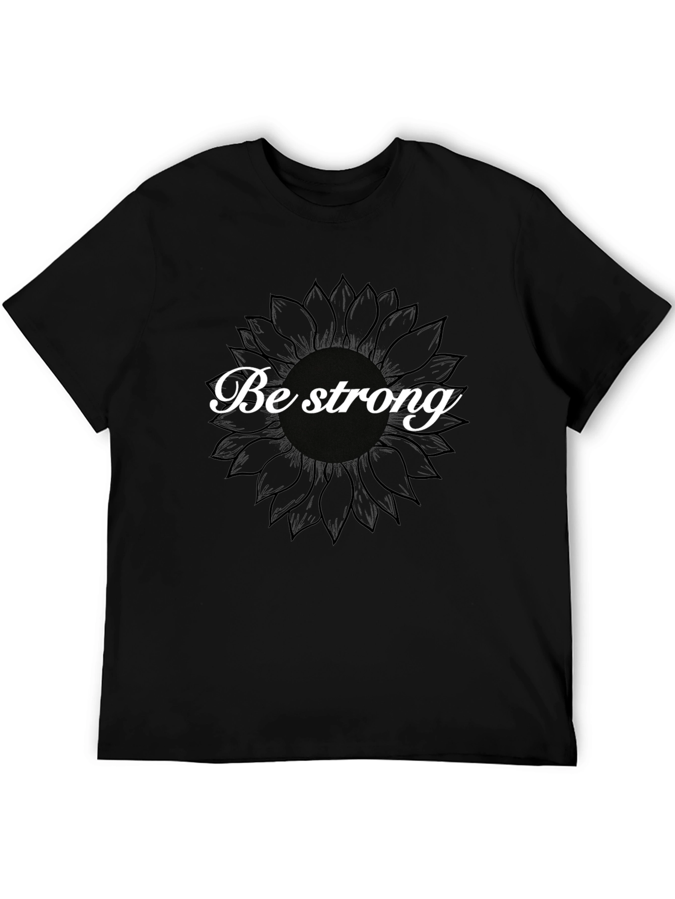 Be Strong Sunflower Graphic Tee