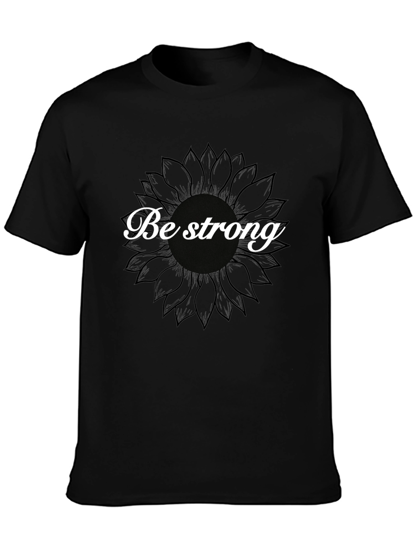 Be Strong Sunflower Graphic Tee