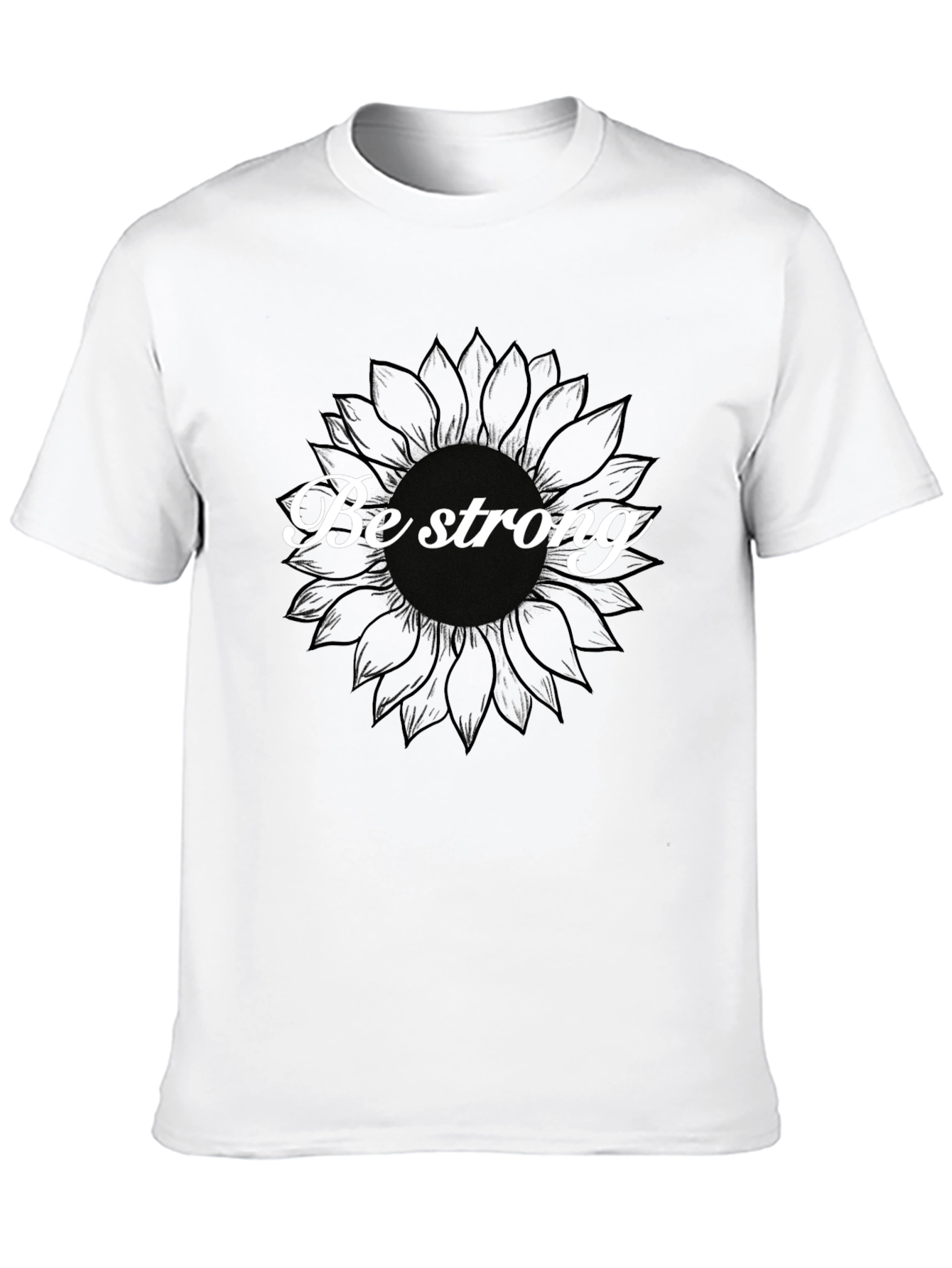 Be Strong Sunflower Graphic Tee