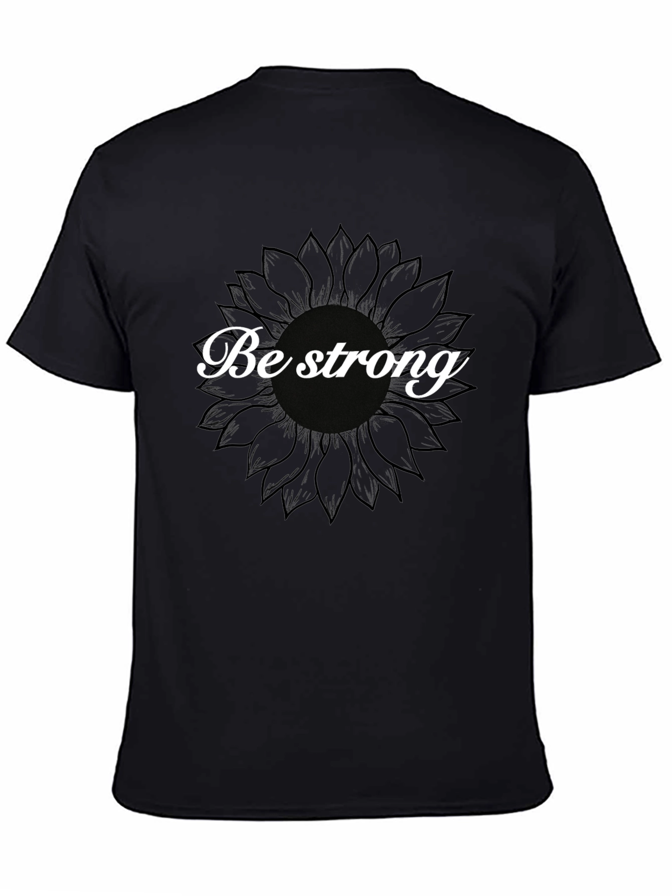 Be Strong Sunflower Graphic Tee