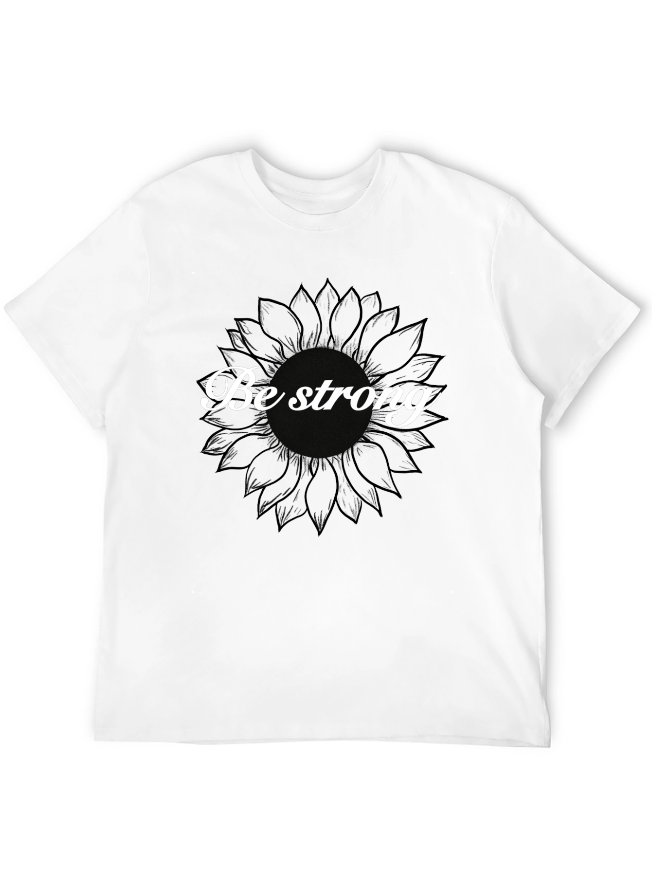 Be Strong Sunflower Graphic Tee