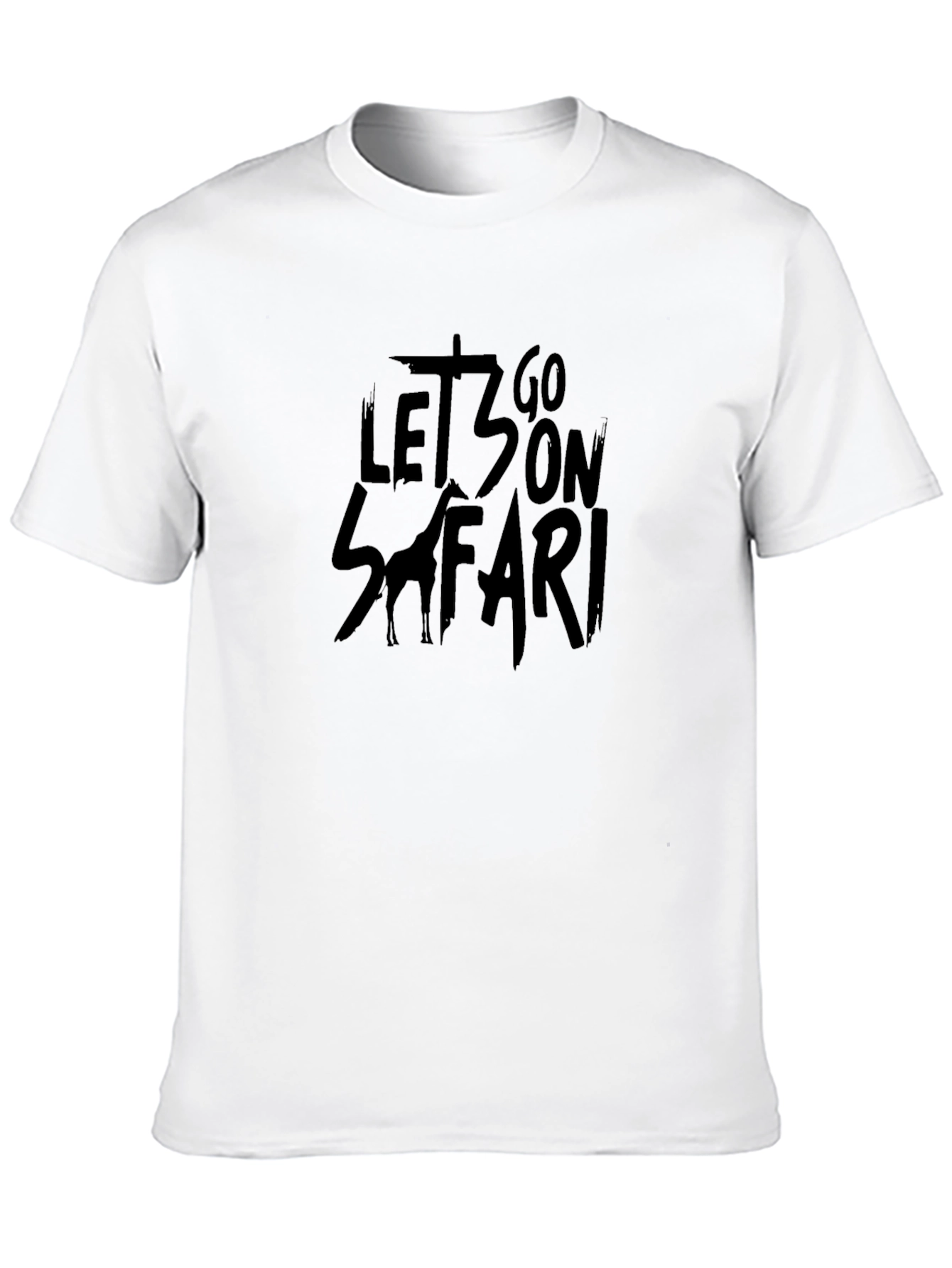 Safari Adventure T-Shirt - Black Graphic Tee