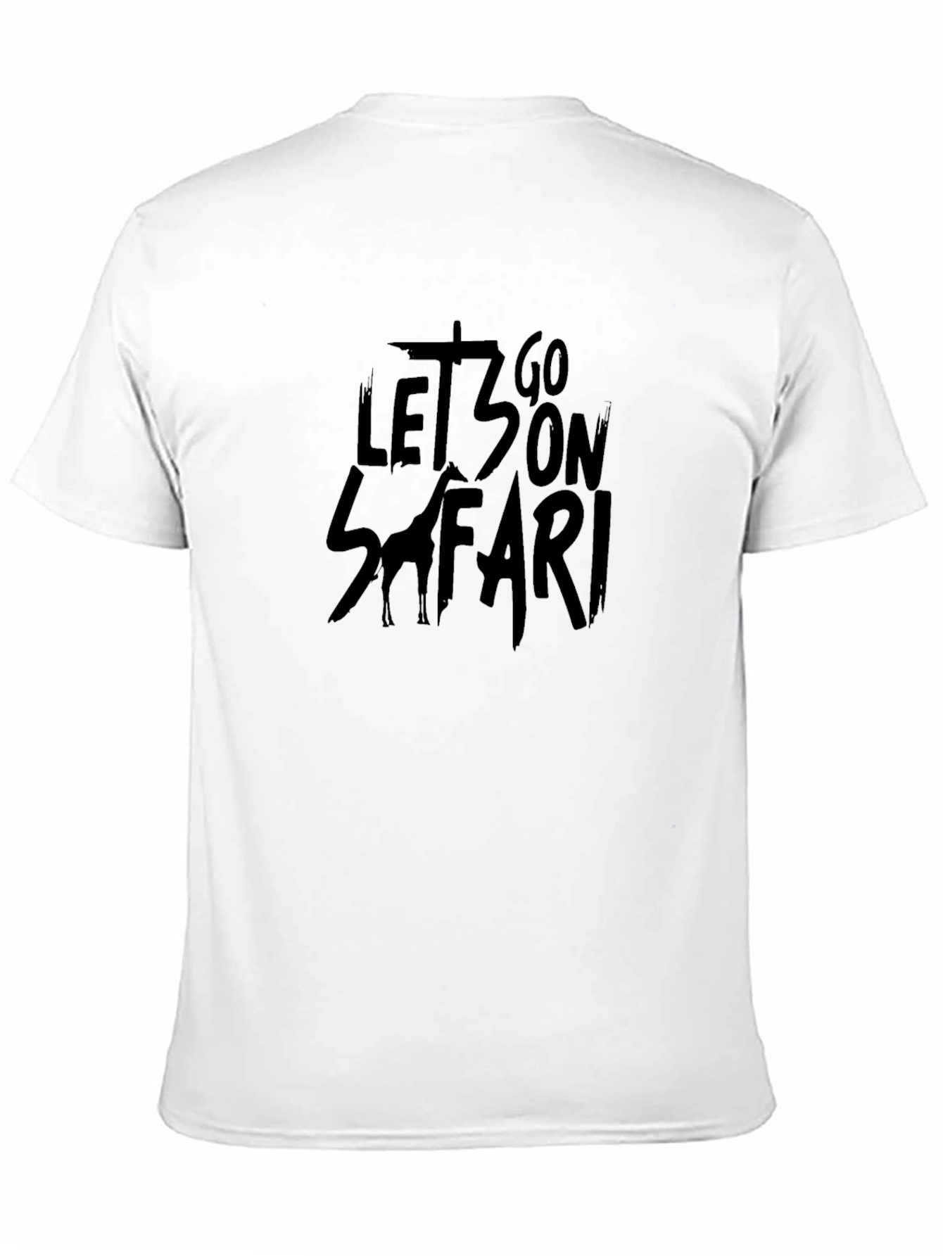 Safari Adventure T-Shirt - Black Graphic Tee